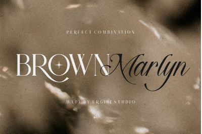 Brown Marlyn - Font Duo