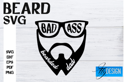 Beard SVG Design | Funny Quotes SVG Design | Bearded Men SVG