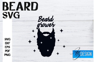 Beard SVG Design | Funny Quotes SVG Design | Bearded Men SVG