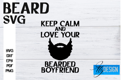 Beard SVG Design | Funny Quotes SVG Design | Bearded Men SVG