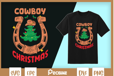 Christmas Cowboy Western Christmas Tree