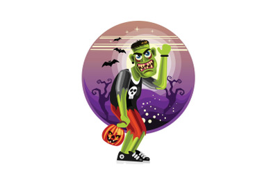 Frankenstein Halloween Character