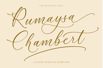 Rumaysa Chambert Luxury Script