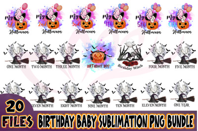 Birthday Baby Sublimation Bundle