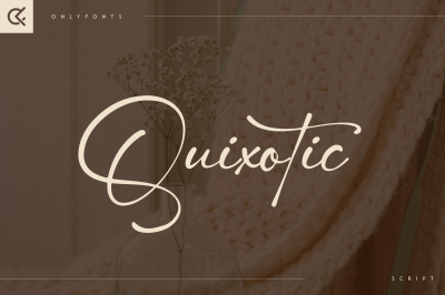 Quixotic - handmade script font