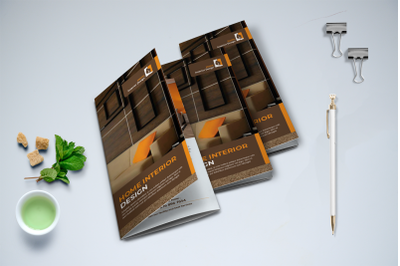 Trifold Interior Brochure Template