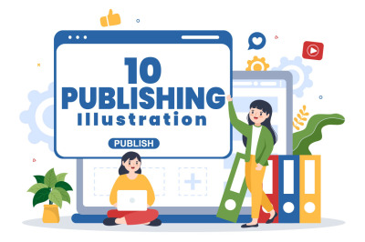 10 Digital Publishing Content Illustration