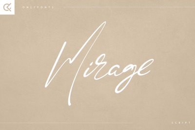Mirage - creative script font