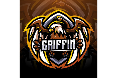 Griffin esport mascot logo design