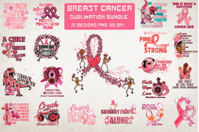 Breast Cancer Awareness Sublimation Bundle-20 Designs-220930