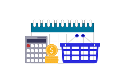 Monthly grocery budget&2C; calculation expenses to buy food