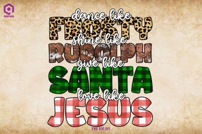 Give Like Santa Love Like Jesus