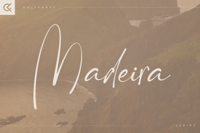 Madeira - handmade script font