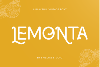 Lemonta a Playfull Vintage Font