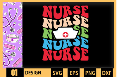 Groovy Nurse Retro Nurse Hat