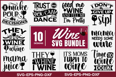 Wine SVG Bundle, Wine Bundle