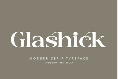 Glashick Typeface