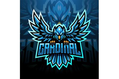 Cardinal esport mascot a logo design