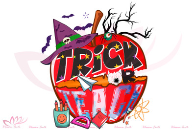 Trick Or Teach PNG Sublimation