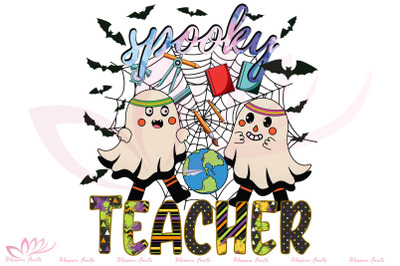 Spooky Teacher Png Sublimation
