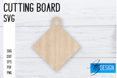 Cutting Board Laser Cut SVG | Kitchen SVG Design | CNC files