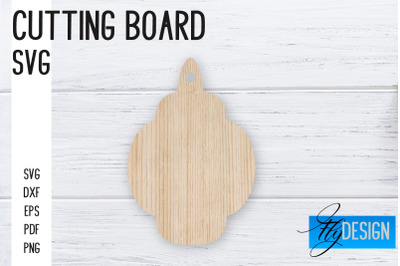 Cutting Board Laser Cut SVG | Kitchen SVG Design | CNC files