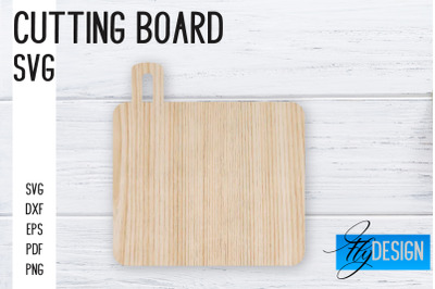 Cutting Board Laser Cut SVG | Kitchen SVG Design | CNC files