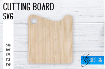 Cutting Board Laser Cut SVG | Kitchen SVG Design | CNC files