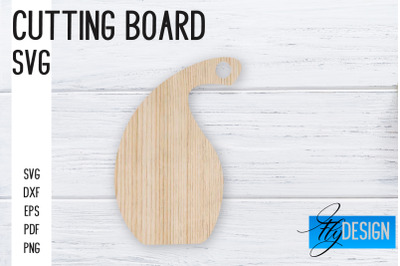 Cutting Board Laser Cut SVG | Kitchen SVG Design | CNC files