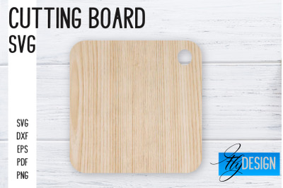 Cutting Board Laser Cut SVG | Kitchen SVG Design | CNC files