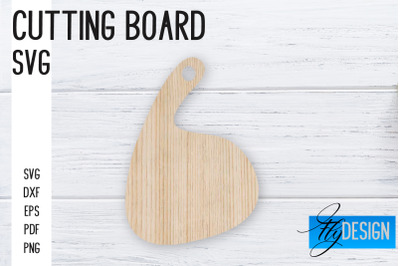 Cutting Board Laser Cut SVG | Kitchen SVG Design | CNC files