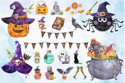 Halloween Clipart Bundle