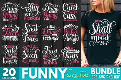 Funny Quotes SVG Bundle&2C; Sarcastic Bundle