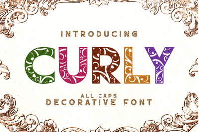 Curly - Decorative Font with Swirly and Heart