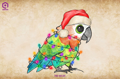 Parrot Christmas Tree lights