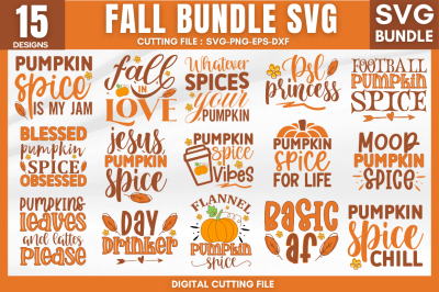 Fall SVG Bundle, Autumn SVG Bundle