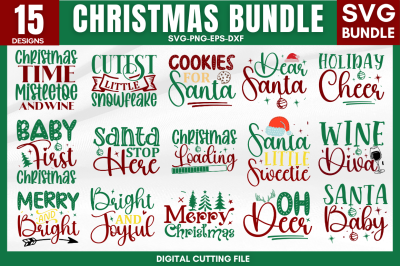 Christmas SVG Bundle&2C; Christmas Bundle