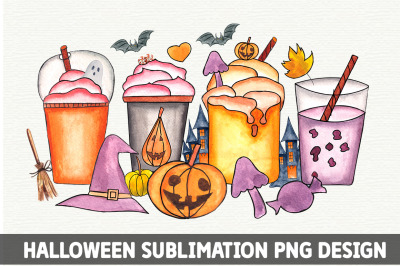 Halloween Coffee Sublimation- Halloween Sublimation