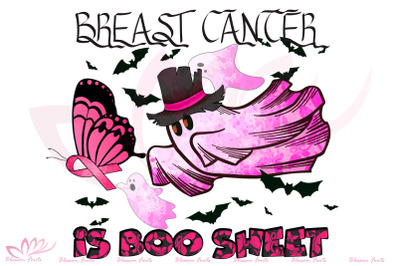 Breast Cancer Is Boo Sheet Sublimation