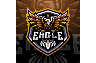 Eagle esport mascot logo design