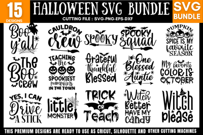 Halloween SVG Bundle, Halloween Bundle