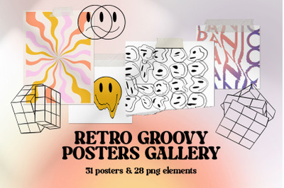 RETRO GROOVY POSTERS GALLERY