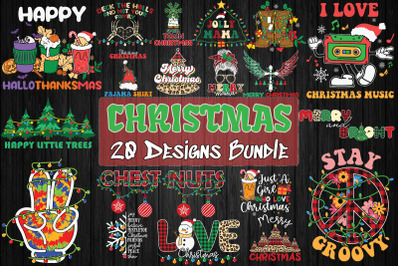 Christmas Bundle SVG 20 designs