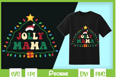 Jolly Mama Christmas Retro