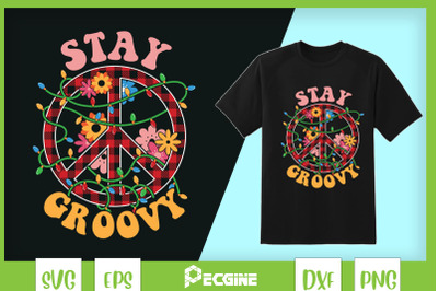 Retro stay groovy Christmas