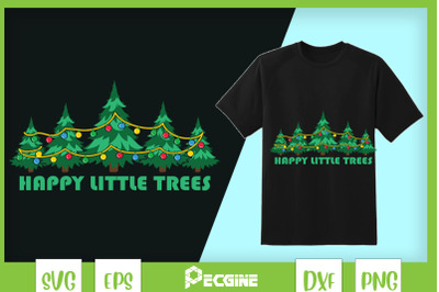 Happy Little Trees Christmas Camping