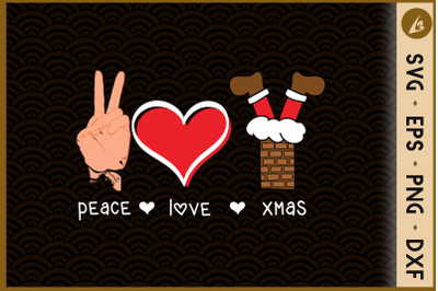 Peace Love Xmas Christmas