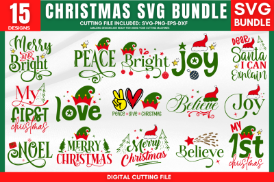 Christmas SVG Bundle&2C; Christmas Bundle