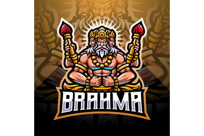 Brahma esport mascot logo design