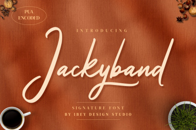Jackyband - Signature Font